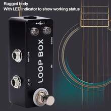Efectos De Guitarra, Loop Box Pedal De Amplificador De Guitarra Eléctrica Interruptor De Pie True Bypass Loop Switcher Para Pedales De Bajo - 1 - Ver 2
