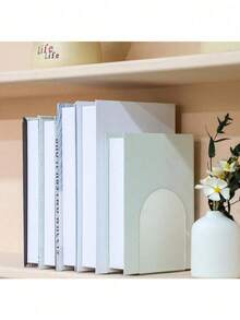 2个/4个亚克力书挡，书架书挡，透明书挡，适用于书架和桌面，用于收纳家居/办公用品和书籍 - 無色 - 查看 9