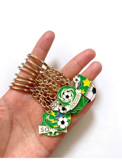 2pcs2026 USA-Mexico World Cup Football Souvenir Metal Keychain