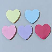 200 tờ giấy nhớ hình trái tim nhiều màu, dùng cho văn phòng và trường học - Giấy nhớ chủ đề màu hồng và trắng dễ thương dành cho học sinh và người đi làm, thiết kế nhỏ gọn và di động - Một cỡ - Xem 9