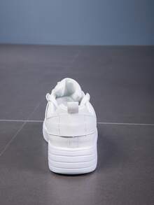 Women's Retro Mary Jane Sneakers Platform Cushioned Sole Casual Street Style Shoes - White - View 2