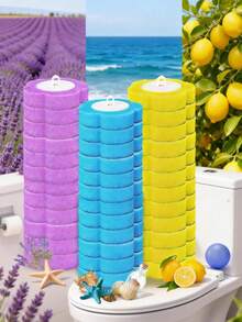 Disposable Toilet Brush Head Replacement, Toilet Cleaning Brush Replacement Head, Thorough Cleaning, Bathroom Cleaning Brush Head, Cleaning Product Accessories - Disposable Toilet Brush Heads In 3 Colors (yellow, Blue, Purple) - View 2