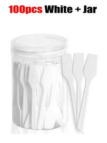 100pcs/50pcs/30pcs/20pcs/10pcs/1pc Designed For Estheticians, Makeup Spatula, Face Mask Scraper, Face Mask Spreading Tool, Face Mask Mixing Palette, Face Mask Dispenser, Esthetician Tools, Mini Spatula, Multi-Functional Tool, Reusable And Washable Face Mask Spoon, Suitable For Applying Face Masks, Lotions, Lip Balms, Exfoliating Scrubs, Cosmetics, Creams And Crafts, Essential Beauty Therapist Supplies, Makeup Spatula Or Multi-Purpose Mini Skincare Applicator - 彩色 - 查看 15