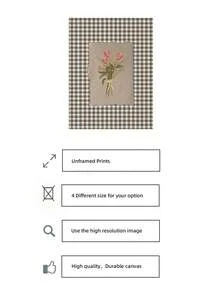 1幅无框乡村风格花束可打印墙画，质朴花卉装饰，非常适合温馨的客厅、走廊、入口、乡村住宅，美观的帆布画，也适用于卧室、宿舍、派对装饰。最佳礼物之选，生日礼物，趣味海报，房间装饰，卧室，房间装饰，墙面装饰画，印刷品，海报，复古装饰，卧室装饰，大学宿舍必备 - 彩色 - 查看 5