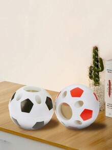 足球造型笔筒/牙刷筒/桌面收纳盒/家居装饰/学生礼物/返校礼物/足球主题礼物/笔筒/庆祝世界杯/办公用品/笔罐