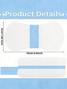 20pcs Invisible Neck Lift Patches, Neck Lift Tape, Face And Neck Lifting Tape, Easy To Wear, Flexible Fit, Waterproof, Neck Support Tape, Suitable For Daily Wear, Essential For Beauty Enthusiasts - Multicolor - View 5