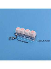 Stylish Cat Paw Keychain Party Favor Set - Multicolor - View 3