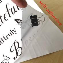 1pc Wall Sticker New Thankful Grateful Letter Butterfly Wall Sticker Study Bedroom Background Wall Sticker Painting - Multicolor - View 10