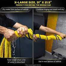 Meguiar's Shine - de Secado,(31" x 21.5" Toalla) - Multicolor - Ver 6