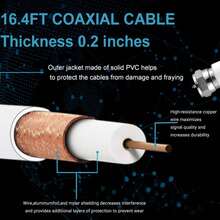 Indoor Digital TV Antenna For Smart TVs, 360° Omnidirectional Reception, Long-Distance Reception Of HDTV Signals, Compatible With Local Channels, Easy To Install, No Cable TV Required. - White - View 8