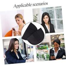 Anneome 4 Pares Hombreras Antideslizantes De Esponja Para Mujeres Almohadillas Adhesivas Transpirables Para Realzar Hombros En Camisas Trajes Y Suéteres - 1 - Ver 10