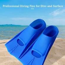 潜水脚蹼，适用于自由游泳、蛙泳、潜水、专项训练，硅胶材质，导流孔设计可减少游泳阻力，专业潜水脚蹼