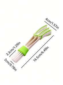 多功能PE汽车空调出风口清洁刷 - 可拆卸可水洗空调百叶窗除尘刷，多用途清洁刷，汽车内饰清洁刷，适用于船/汽车内饰细节清洁和边角清洁，出风口清洁刷，汽车美容工具及配件 - 彩色 - 查看 5