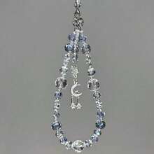 星月串珠手机链，精致闪亮小众手机挂链，兼容安卓及大多数智能手机，送给母亲、家人、朋友、孩子、生日、节日的礼物 - Fs0530 - 查看 2