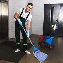 10 Pack 24oz Mop Head Replacement Commercial Cleaning Mop Head Wet String Heavy Duty Cotton Industrial Mophead For Floor Cleaning - như hình ảnh - Xem 4