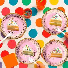 Disposable Kitchenware - Confettis roses Hb Or - Voir 5