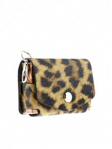 1pc Multifunctional Protective Case/Pouch For IQOO TEREA ILU ONE, Scratch-Resistant And Anti-Drop - Leopard - View 4