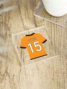 Personalized Football Jersey Coasters, Football Gifts, Dad Coasters, Kids Coasters, Father's Day Gifts, Grandparent Gifts, Sports Gifts, Multi-Functional, Durable, Decorative, Reusable, Elegant, Fashionable, High-Quality, Colorful, Modern, Customizable, Personalized, Unique, Ideal Gifts For Him, Ideal Gifts For Her