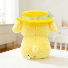 1 búp bê nhồi bông Sanrio Pompompurin chủ đề hoa, được làm từ chất liệu nhồi bông có độ đàn hồi cao, trang trí hoa lá + thiết kế tròn trịa dễ thương, kích thước phù hợp, thích hợp làm đồ trang trí nhà cửa và quà tặng ngày lễ. - Màu vàng - Xem 4