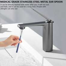 New 12PCS Innovative Spring Ear Wax Cleaner Tool Set Ear Pick Ear Wax Removal Kit - Đen + Xanh - Xem 4