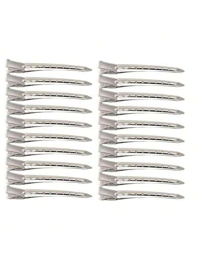20pcs Casual Versatile Minimalist Metal Small BB Hair Clips, Claw Clips, Hair Slide, Hair Barrettes