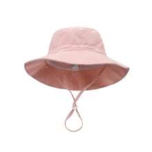 1 sombrero de sol de verano para niños, sombrero con protección solar para niños y niñas, gorro de lavabo transpirable, gorra de playa, sombrero de pescador - Rosa - Ver 20