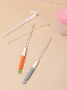 1pc Straw Brush, Cup Cleaning Brush, Straw & Cup Brush, Multi-Functional Small Brush