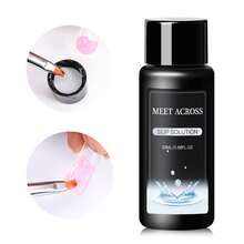 MEET ACROSS Bộ dụng cụ nối móng 5 món, gel nối móng Poly màu hồng nude lấp lấp lánh kèm dung dịch chống dính và hai khuôn, cọ vẽ móng, hoàn hảo cho người mới bắt đầu và làm móng tại nhà. - Nhiều màu - Xem 7