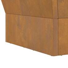 vidaXL Fogueira Marrom 40 x 40 x 35 cm Aço - Castanho - Ver 9