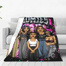 Lil Homies Chicana Cozy Blanket For Afternoon Naps Comfortable Sofa Style And Relaxing Bedroom Atmosphere Adds Warmth To Daily Lifestyle-280gsm - 彩色 - 查看 4