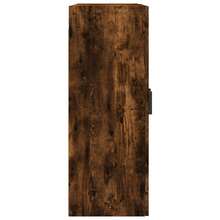Larryhot Armario de pared roble ahumado 69,5x34x90 cm, Robusto y duradero, fácil de montar, una opción ideal para la decoración del hogar - Marrón - Ver 7