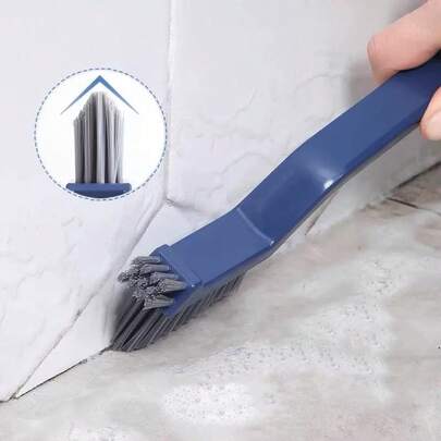 1pc Multi-Functional Crevice Brush With Clip, Suitable For Cleaning Windows And Hard-To-Reach Corners