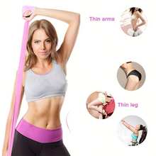 3pcs Pink Ombre Yoga Resistance Bands, Strength Training Stretch Bands, Fitness Elastic Bands, Yoga Resistance Loops - Pink Gradient Yoga Resistance Band - View 7