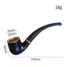 New Chicken Leg Smoking Gun Resin Pipe With Built-In Detachable Inner Pot For Cleaning And Reusable Filter Bakelite - Boss Pipe In Color - Random Color - View 6