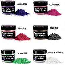 36/24/15/10/6 Colors Mica Powder Pearlescent Pigment - Epoxy Resin Art Set - For Resin Crafts, Soap Making, Nail Polish, Candle Jars - 20ml Jar - Multicolor - View 8