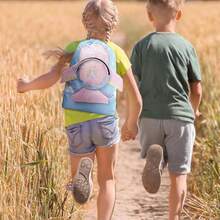 Bolsa de natacin separada en y hmedo, Bolsa de natacin para nios - Mochila de playa con cordn para nios, Bolsa de piscina, almacenamiento de viaje para Yoga, tela Oxford porttil con cordn, - L + Escribe un - Ver 8