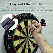 4pcs Dart Sharpener V-Sharp Darts Sharpener, Sharpening Stone Game Dart Accessories Metal Dart Tips, Darts Tool