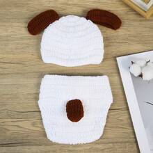 1 Set Newborn Baby Blue Animal Themed Photography Outfit, Baby Shower Gift - Multicolor - View 10