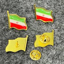 2枚世界国旗胸针，波浪形树脂旗帜徽章，合金奖章胸针，合金和树脂材质，适用于节日、庆典、日常装饰、西装胸针