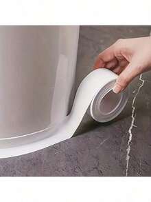 1 Rolle wasserdichte, schimmelbeständige Fugenstreifen für Toilette, selbstklebende Dichtungsstreifen für Küche & Bad gegen Feuchtigkeit, dekorative Spülbecken-Fugenstreifen - Verschiedenfarbig - Übersicht 3