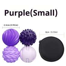 4/8pcs Durable Silicone Magnetic Balls, Pocket-Sized Desktop Toys, Creative & Novel, Green, Purple, Bright Pink, Other Plastic Materials - Multicolor - View 12