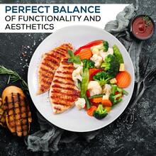 Plates Set Of 6/ Modern Plate Set Made Of Ceramic/Stoneware - Palmanova Collection Ocean Blue 26 Cm - OceanBlue - View 4