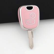 1pc Car Remote Key Fob Cover Protector Suitable For Peugeot 307/206/207/Citroen C2/Picasso, Durable Soft TPU Protection, Ideal Gift - Multicolor - View 13