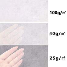 1 Roll, 11.8 Inches X 10/15/20 Yards Iron-On Fusible Interfacing, Suitable For Sewing And Crafting - Lightweight Polyester Interfacing For Garments, Bags And Home Decor - trắng - Xem 3