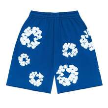 Denim Tears 'Sweatpants 'The Cotton Wreath' Pants Graphic And Drawstring For Unisex Adult - SOLE SERIOUSS, Women's Casual Drawstring With Modern Men Breathable Technology, Versatile Street Style Joggers Suitable For Streetwear, Casual Daily Wear, Weekend Outings, Music Festivals, Social Gatherings And More, Making It A Great Gift For Boyfriends Or Husbands.Sweatpants Sweats Wide For Men Sweat Pants Baggy Sweatpants - Xanh đậm - Xem 6