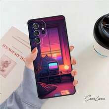 Synthwave Retro 80s Neon Phone Case For  Galaxy S24 S25 S23 S22 Ultra Note 10 20 Plus S20 S21 FE Cover.Christmas Accessories. An Excellent Gift For Friends Christmas Phone Cases  14 17 Pro Max  Cases Gifts  17 Girlfriend Or Boyfriend Green Haired Monster Phone Case  Christmas Mobile Phone Case New Year Mobile Phone Case Fundas  Gifts For Men Christmas Day Phone Cases Christmas Decorations Christmas Decor  14 Cases Stocking Stuffers Gifts For Women - ZSL0222649 - 查看 2