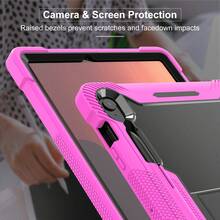 HUASEMI Galaxy Tab S10 FE Plus 13 英寸保护套 - 全包式平板电脑保护套，带内置支架