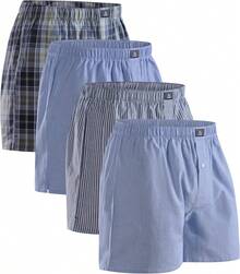 Azul Mixto/Rayas 4 Pares