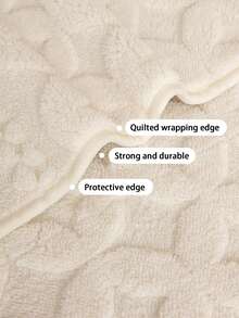 1件加厚保暖纯色柔软法兰绒沙发垫，宠物友好型防污防滑沙发套，秋冬季防刮沙发保护套，适用于L型组合沙发和1/2/3/4座沙发（单独出售） - 米色 - 查看 9