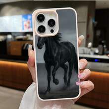 Funda Magnética para Teléfono Compatible con iPhone 17 Air/16/15/14/13/12/11 Pro, Pro Max, Plus, X/XS/XS Max, Compatible con Samsung Galaxy S22/S23FE/S24FE Plus, Ultra, Marco de TPU + Marco de Lente Independiente, Anillo Magnético Incorporado Adsorción Instantánea MagSafe, Serie de Colores Macaron, Combinaciones de Múltiples Colores - Negro - Ver 9